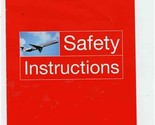 American Airlines S80 Safety Card Revision 10/08 - $17.82