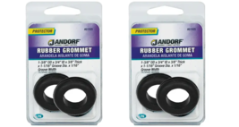 Jandorf 61505 Grommet Rubber Black 3/8&#39;&#39; in Thick (2-Pack) - $0.99