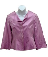 Giorgio Armani Borgo 21 Pink Silk Evening Mesh Womens Size Eu 42 US 10 - $1,360.33 MXN