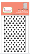 Embossing Folder Star Pattern Dress My Craft - $2.95