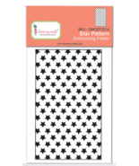 Embossing Folder Star Pattern Dress My Craft - $2.95