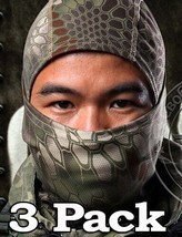 3 PACK Camouflage Men&#39;s Balaclava Face Mask UV Wind Protection MANDRAKE ... - $391.25 MXN