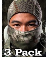 3 PACK Camouflage Men&#39;s Balaclava Face Mask UV Wind Protection MANDRAKE ... - $391.25 MXN