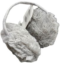Fuzzy Gray Cute Ear Muffs Head Band—One Size Fits Adults—NEW—SHIPS IN 24... - $24.63