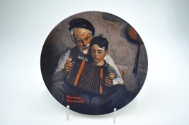 Edwin M. Knowles Norman Rockwell Decorative Plate 1981 The Music Maker - £12.60 GBP