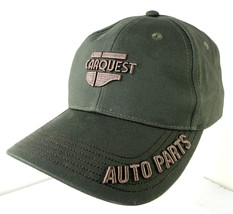 Car Quest Auto Parts Hat Strapback Baseball Cap Chunky Embroidered Logo ... - £7.72 GBP