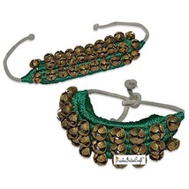 Prisha India Craft Kathak Ghungroo (16 No. Ghungroo) (3) Three Line Big ... - $41.68