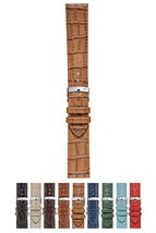 Morellato Juke Watch Strap - Light Brown - 22mm - Chrome-plated Stainless Steel  - £20.28 GBP