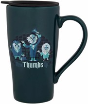 Disney Parks Haunted Mansion Hitchhiking Ghosts Three Thumbs Up Travel To Go Mug - £29.42 GBP