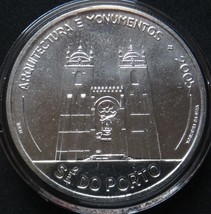 Portugal 10 Euro Silver Coin 2005 Se Do Porto Mint Unc In Capsule - £25.63 GBP