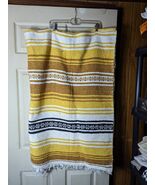 Unbranded 100% wool rug or blanket with Navjo style design - $44.55