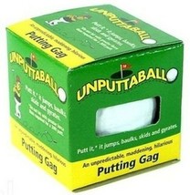 Unputtaball Golf Ball - Jokes,Gags,Pranks - Golf Ball Refuses To Go Stra... - £3.15 GBP