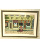 LIMITED DAVID FARRELL FRENCH STORE FRONT RUSSIAN DISTRICT PARIS SERIGRAPH - $1,018.72 CAD