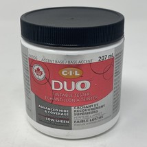 CIL Duo 86306 Tintable Tester Paint + Primer, Low Sheen, Accent Base 8 oz. - £11.81 GBP