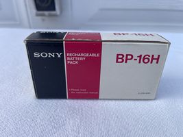 Sony Vintage Rechargeable Battery Pack BP-16H Japan New In Box! RARE - $49.49