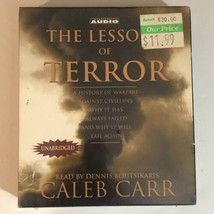 The Lesson Of Terror CD Audio Book Caleb Carr Dennis Boutsikaris - $7.91