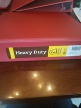Heavy Duty 2&quot; Red Binder upc 011491030575 - £14.63 GBP
