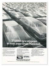 Print Ad National Car Rental &#39;73 GMs S&amp;H Green Stamps Vintage 1972 Adver... - $9.70