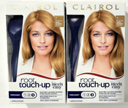 2 Pack Clairol Root Touch Up Nice N&#39; Easy 7 Dark Blonde Permanent Hair Color - £23.52 GBP