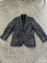 Allen by A.B.S Women Long Sleeve Collared One Button Blazer Jacket Size ... - $16.82