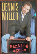 Dennis Miller, Ranting Again 1998 First Edition HBDJ Autographed Book &amp; Lanyard - £51.47 GBP