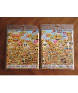 Lot of 2 Emoji Iconic Smiling Tablecloth Cover Birthday Party Supplies 5... - $177.59 MXN