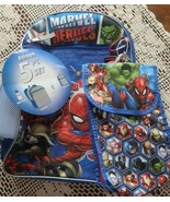 Marvel &quot;Heroes&quot; Backpack ~ Book Bag ~ Five (5) Piece Set - $31.97 CAD