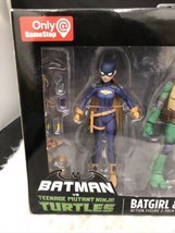 DC Collectibles Batman Vs TMNT Batgirl &amp; Donatello Figure Set 2019 Gamestop 6&quot; - £39.22 GBP