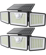 2500Lm Solar Lights Outdoor With Motion Sensor,3 Head 270°, Non-Remote,2... - $41.95
