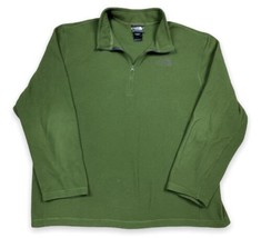 The North Face Glacier C744 Green Light Fleece Pullover Jacket Men’s Sz ... - $21.77