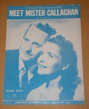 Les Paul Mary Ford Meet Mister Callaghan Sheet Music Vintage 1952 - £11.80 GBP