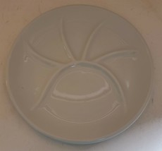 Vintage White Stoneware Pillivuyt France Sectioned Divided Sushi 9 1/2&quot; ... - £14.86 GBP