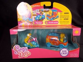 Nickelodeon Sunny Day diecast 2 pack Hairdryer Scooter Doodle-mobile NEW - £7.38 GBP