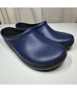 Sloggers Slip-On Waterproof Garden Clogs Blue Women’s Size 7 EUC - $287.28 MXN