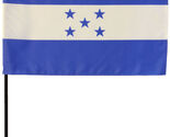 Honduras - 8"X12" Stick Flag - 8" x 12", Without Fringe - $11.94