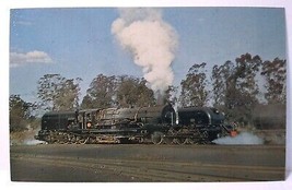 Railroad Postcard Train 4-8-2 2-8-4 South African Railway No 4142 Camelback - £9.21 GBP