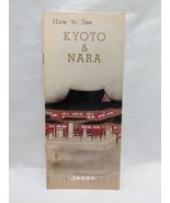 Vintage 1965 Japan How To See Tokyo And Nara Brochure - $43.96 CAD