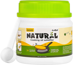 Lasyl Waste Cooking Oil Solidifier Powder, Hard up to 34 Cups of Fry Oil Away fr - £17.95 GBP