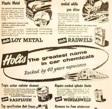 1957 Holt Car Chemicals Import Advertisement Autocar Automobilia DWPP3 - £23.18 GBP