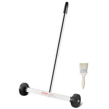 VEVOR 15in Mini Magnetic Sweeper 8Lbs Lightweight Adjustable Handle Work... - $21.90