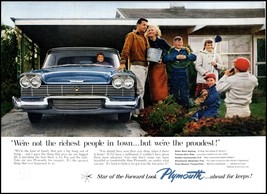 1958 Plymouth Automobile PRINT AD BX3 - $4.74