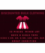 WHOLESALE BULK CLOTHING LOT RESELLER Infant Boys Girls TOPS  3m - 24m -1... - $33.95 CAD