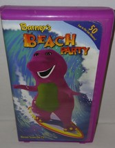 Barney’s Beach Party VHS Video TAPE Never Seen on TV Smoke Free  - $9.46
