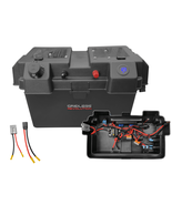 Premium Trolling Motor Battery Box Power Center, 12V / 24V, w 60A Circui... - $269.00+