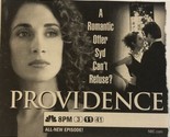 Providence Tv Series Print Ad Vintage Melina Kanakaredes TPA2 - $5.93