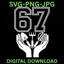 Six Seven 67 Meme Gen Alpha Slang Hands gift the gardener and orchard wo... - $32.10 MXN