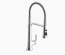 Kohler 23765-CP Tone Pull-down Kitchen Faucet with Sprayhead - Polished Chrome - £235.91 GBP
