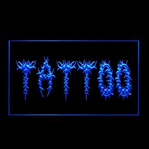 100006B Tattoo Get Ink Gangster Beauty Valentine Rock Artwork LED Light Sign - £17.29 GBP