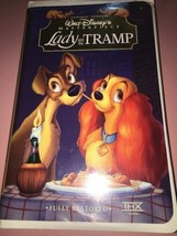 Lady And The Tramp Vhs Masterpiece Collection (VHS) Tested-Rare Vintage-... - $48.51