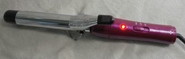 Remington Dark Pink Curling Iron #20517 3 Settings Styling Iron 1.5" Barrel - $15.72